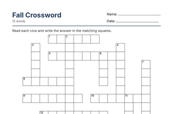 Example: Crossword Puzzle Maker