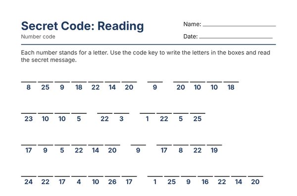 Example: Secret Code Puzzles